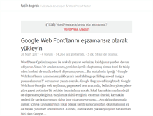 Tablet Screenshot of fatihtoprak.com